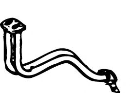 Труба выхлопного газа MEFEX 3032