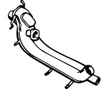 Средний глушитель выхлопных газов FONOS 616434