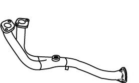 Труба выхлопного газа MEFEX 4450