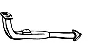 Труба выхлопного газа ANSA 301085