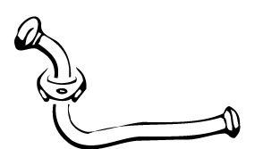 Труба выхлопного газа FONOS 17203