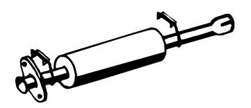 Средний глушитель выхлопных газов FONOS 615380