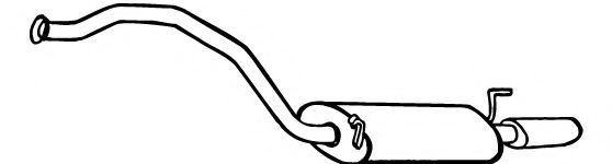 Глушитель выхлопных газов конечный FONOS 616862