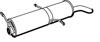 Глушитель выхлопных газов конечный FONOS 613194