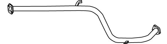 Труба выхлопного газа KLARIUS 160201