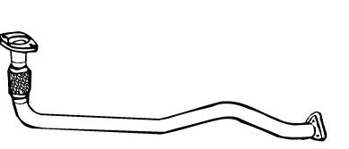 Труба выхлопного газа MEFEX 2981