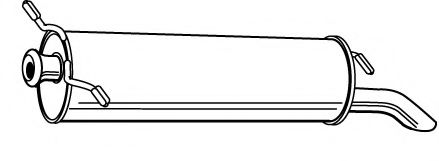 Глушитель выхлопных газов конечный FONOS 613189