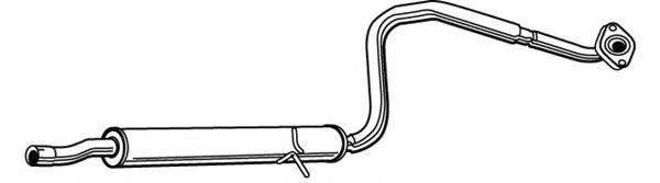 Средний глушитель выхлопных газов FONOS 620116