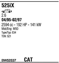Система выпуска ОГ FONOS BW52537
