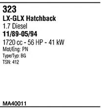 Система выпуска ОГ FONOS MA40011