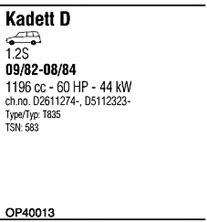 Система выпуска ОГ FONOS OP40013