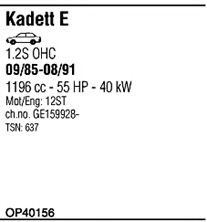 Система выпуска ОГ FONOS OP40156