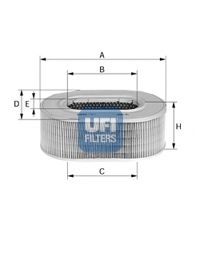 Воздушный фильтр UFI 27.076.00