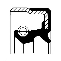 Уплотнительное кольцо CORTECO 12016442B