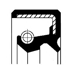 Уплотняющее кольцо, ступица колеса CORTECO 19016619B