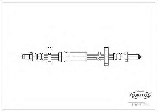 Тормозной шланг CORTECO 19031241