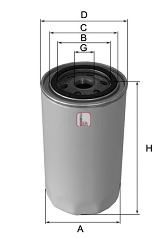 Масляный фильтр SOFIMA S 3488 DR