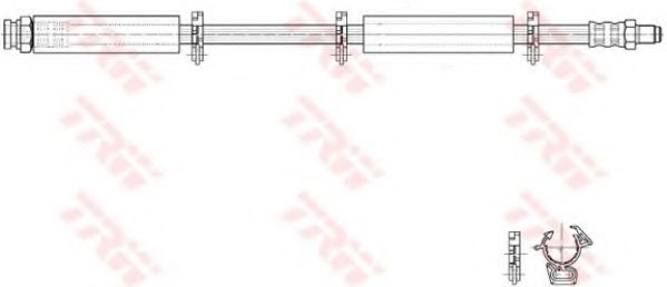 Тормозной шланг TRW PHB222
