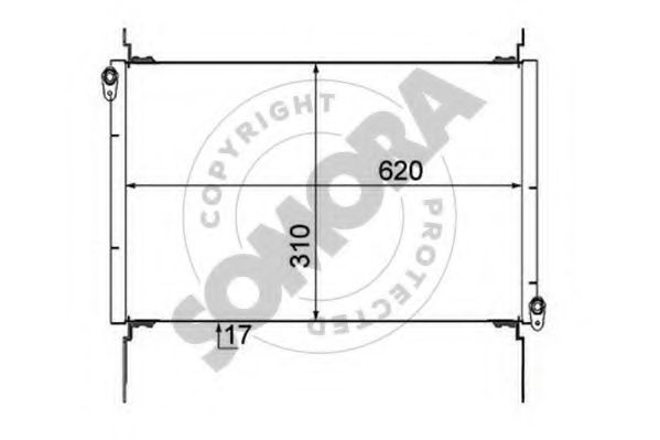 Конденсатор, кондиционер SOMORA 087060D