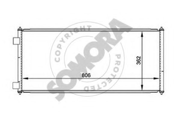 Конденсатор, кондиционер SOMORA 094460