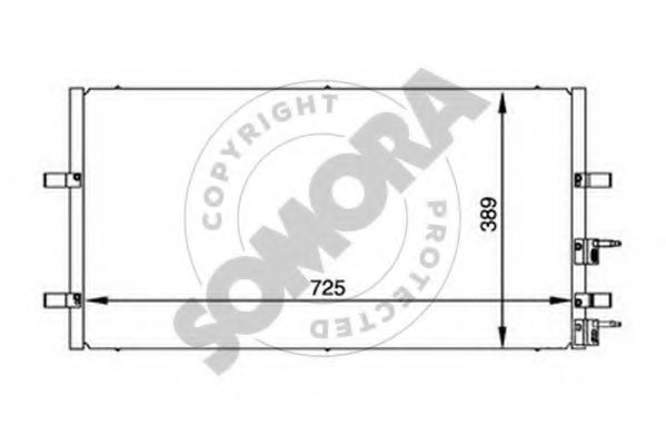 Конденсатор, кондиционер SOMORA 094560