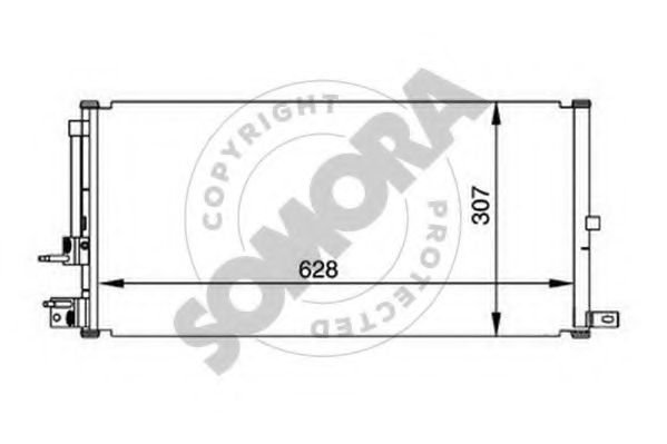 Конденсатор, кондиционер SOMORA 095260D