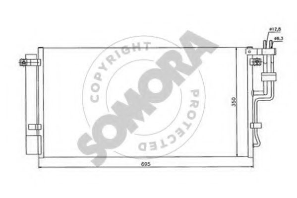 Конденсатор, кондиционер SOMORA 116160