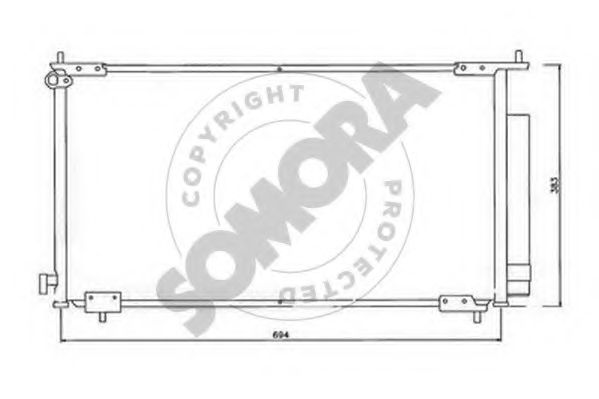 Конденсатор, кондиционер SOMORA 127160