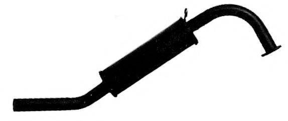 Средний глушитель выхлопных газов TESH 220204