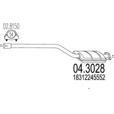 Катализатор MTS 04.3028
