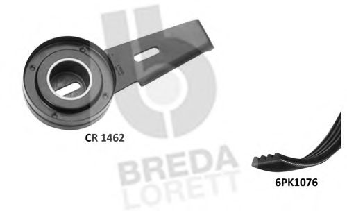 Поликлиновой ременный комплект BREDA  LORETT KCA0053