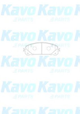 Комплект тормозных колодок, дисковый тормоз KAVO PARTS BP-9140