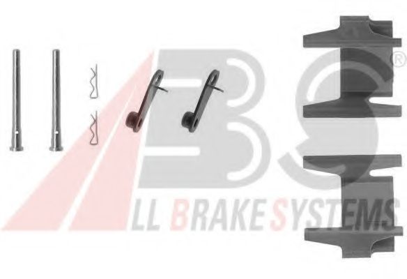 Комплектующие, колодки дискового тормоза A.B.S. 1142Q