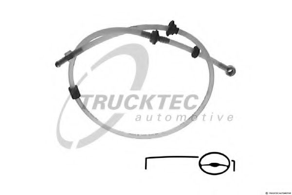 Вакуумный провод, усилитель тормозного механизма TRUCKTEC AUTOMOTIVE 0236032