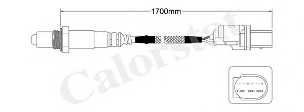 Лямбда-зонд CALORSTAT by Vernet LS150011