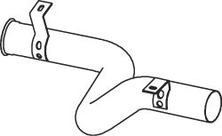 Труба выхлопного газа DINEX 21294