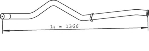Труба выхлопного газа ZARA 488