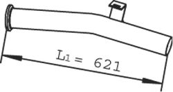 Труба выхлопного газа DINEX 22147
