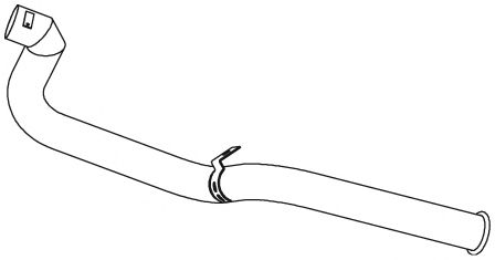 Труба выхлопного газа DINEX 21744