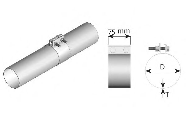 Клемма, система выпуска DINEX 99414