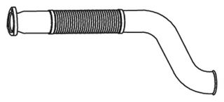 Труба выхлопного газа DINEX 48135