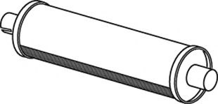 Средний глушитель выхлопных газов DINEX 21380