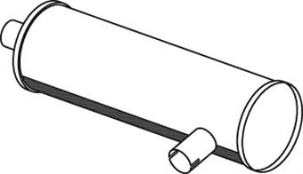 Средний / конечный глушитель ОГ DINEX 18319