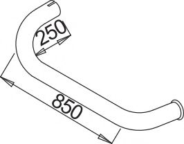 Труба выхлопного газа ZARA 9340