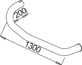 Труба выхлопного газа ZARA 9342