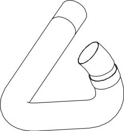 Труба выхлопного газа DINEX 54102