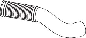 Труба выхлопного газа DINEX 54198