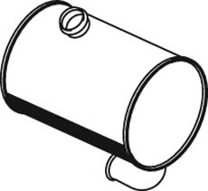 Средний / конечный глушитель ОГ DINEX 24350