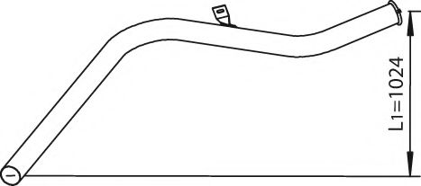 Труба выхлопного газа ZARA 577