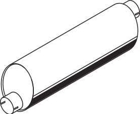 Средний / конечный глушитель ОГ DINEX 70338